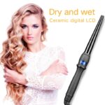 Ceramic Hair Curling Wand - Electric Styling Tool - Professional Hair Curling Wave Cone - Image 3