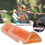 New Himalayan Salt Block Portable Barbecue Salt Slab Outdoor Camping Picnic Cooking Accessories Edible Salt Barbecue Salt Brick