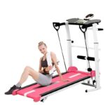 2019 new treadmill, folding mechanical treadmill, fitness treadmill, multi-function silent fitness equipment treadmill with belt - Image 3