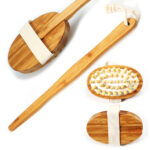 6pcs Dry Brushing Body Brush Set with Bag for Lymphatic Drainage | Anti Cellulite with Scrub Gloves, Konjac Sponge, Pumice Stone - Image 4