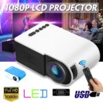 1080P Full HD Portable Mini Projector  and Media Player - HDMI Compatible - Home Theater Entertainment Projectors Video Multi-media