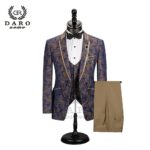 Black Red Blazer Slim Masculino Abiti Uomo 2019 Wedding Prom Blazers Single button For Men Stylish Suit Jacket DR8196