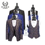 Black Red Blazer Slim Masculino Abiti Uomo 2019 Wedding Prom Blazers Single button For Men Stylish Suit Jacket DR8196 - Image 3