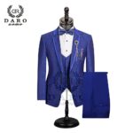 Black Red Blazer Slim Masculino Abiti Uomo 2019 Wedding Prom Blazers Single button For Men Stylish Suit Jacket DR8196 - Image 4