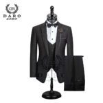 Black Red Blazer Slim Masculino Abiti Uomo 2019 Wedding Prom Blazers Single button For Men Stylish Suit Jacket DR8196 - Image 5