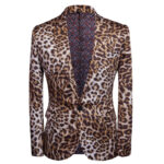 Men's Faux Leopard Blazer Suit - Image 3