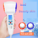 Cryotherapy Hot Cold Hammer Face Lifting LCD LED Light Photon Facial Massager Fast Shrink Pore Spa Beauty Equipment