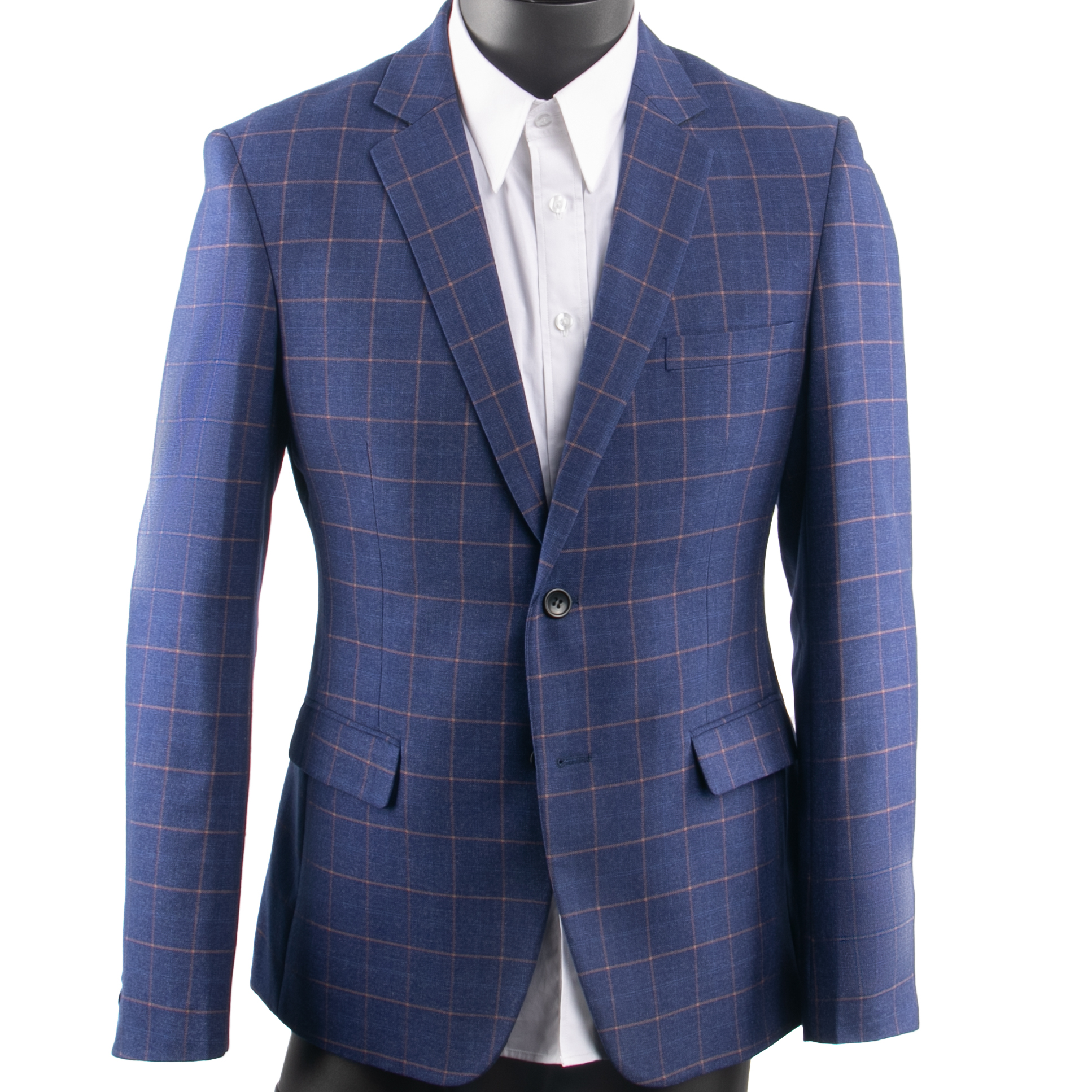 Dark-Blue-Checkered-Suit-Men-Blue-Check-Suit-Tailor-Made-Men-Style-Checkered-Dress-Suit-Pants