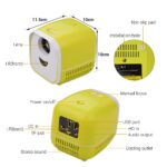 L1 Mini Projector WIFI USB Children Portable Projector 1000 Lumens Micro Video Projector 320x240p For Family for Laptop PC TV - Image 4