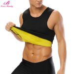 Lover Beauty Men's Sweat Vest Body Shaper Shirt Thermo Slimming Sauna Suit Weight Loss Black Shapewear Neoprene Waist Trainer