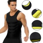 Lover Beauty Men's Sweat Vest Body Shaper Shirt Thermo Slimming Sauna Suit Weight Loss Black Shapewear Neoprene Waist Trainer - Image 3