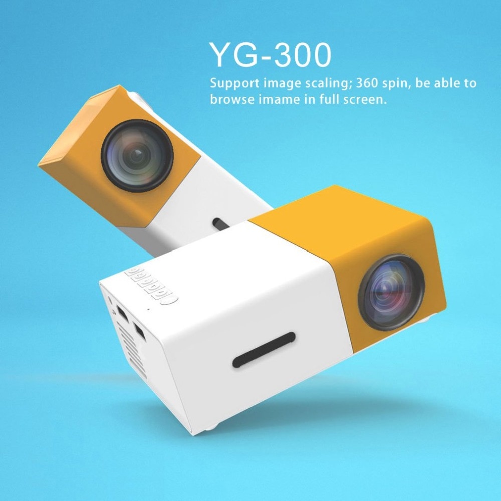 YG300-Professional-Mini-Projector-Full-HD1080P-Home-Theater-LED-Projector-LCD-Video-Media-Player-Projector-Yellow