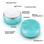 Electric Facial Cleansing Brush Ultrasonic Cleaning Brush Silicone Face Massager Beauty Machine Blackhead Remover Deep Clean - Image 5