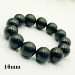 100% Natural Russian Shungite Bracelet, Healing Gem stone Jewelry Bracelet, 6mm 8mm 12mm 16mm Choices - Rich in Fullerenes - Image 6