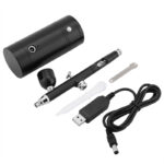 Handheld Rechargeable Airbrush Kit - 0.3mm Spray Gun - Mini Action Air Brush Airbrush Compressor - Image 3