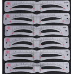 12 Style Fixable Eyebrow Stencil Grooming Shaper Template Reusable Stickers Make Up Tools For Eye Brow Stamp Pen Pencil Cosmetic - Image 3