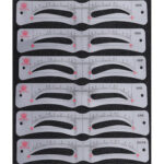 12 Style Fixable Eyebrow Stencil Grooming Shaper Template Reusable Stickers Make Up Tools For Eye Brow Stamp Pen Pencil Cosmetic - Image 4