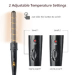 3-in-1 Interchangeable Ceramic Hair Styling Wand - Hair Curling Iron - Hair Curler Ceramic Hair Styling Tools - Image 3