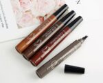 4 Points Eyebrow Pen Tattoo 5 Color Liquid Microblading Blade Fork Tip Brow Pencil Waterproof Gel Long Lasting Makeup - Henna Color - Image 5