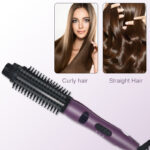 4-in-1 Ceramic Styler Hair Curler Brush for Straightening and Curling - Electric Hair Dryer - Image 3