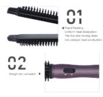 4-in-1 Ceramic Styler Hair Curler Brush for Straightening and Curling - Electric Hair Dryer - Image 5