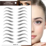 4D Hair Like Eyebrows Stickers Makeup Waterproof Eyebrow Tattoo Sticker Long Lasting Natural Fake Eyebrow Stickers Cosmetics - Image 4