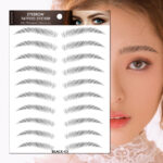 4D Hair Like Eyebrows Stickers Makeup Waterproof Eyebrow Tattoo Sticker Long Lasting Natural Fake Eyebrow Stickers Cosmetics - Image 6
