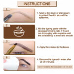6Pcs Lash Brow Lifting Tint Kit Eyebrow Dye Tint Semi Permanent Curling Perming Makeup Tool Eyebrow Eyelash Color Dyeing Agent - Image 6