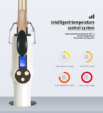 Aofeilei Professional 9mm Ceramic Curling Iron Wand with LCD Display - Image 3