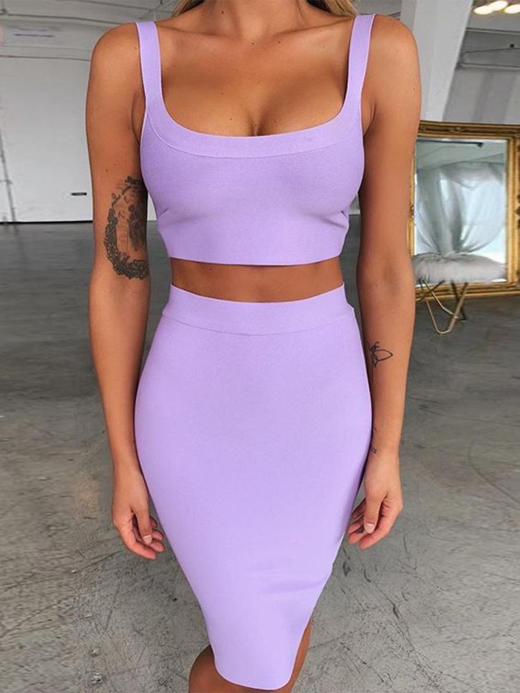 Bandage-dress-sets-Women-Sexy-Two-Piece-Skirt-Set-2022-Summer-Lilac-Bodycon-skirt-and-top