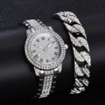 Diamond Women Watches Gold Watch Ladies Wrist Watches Luxury Brand Rhinestone Women's Bracelet Watches Female - Image 2
