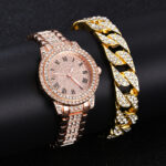 Diamond Women Watches Gold Watch Ladies Wrist Watches Luxury Brand Rhinestone Women's Bracelet Watches Female - Image 3
