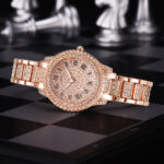 Diamond Women Watches Gold Watch Ladies Wrist Watches Luxury Brand Rhinestone Women's Bracelet Watches Female - Image 5