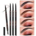 Double-headed Eyebrow Pen With Brush Waterproof Eyebrow Tattoo Pencil Cosmetic Long Lasting Natural Color Liquid Eye Brow Pencil - Image 4