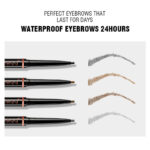 Double-headed Eyebrow Pen With Brush Waterproof Eyebrow Tattoo Pencil Cosmetic Long Lasting Natural Color Liquid Eye Brow Pencil - Image 6