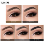 Eyebrow Gel Cream Pencil -Henna Tattoo Waterproof Eyebrow Pencil With Brush Smudge-proof Cosmetic Eyebrow Enhancer - Image 4
