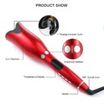 Tourmaline Ceramic Titanium Auto-Curling Air Wand LCD Automatic Hair Curler - Spin & N Curl - 1 Inch Iron Tourmaline Ceramic Heater - Image 4