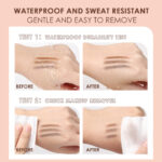 Ultra Fine Eyebrow Pencil Brow Enhancers 1.5mm Waterproof Long-lasting Double-Ended Brown Tint Shade Eyebrows Makeup - Image 5