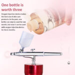 Airbrush Oxygen Atomizer Machine - 0.3mm Mini Air Compressor Kit Air-Brush Paint Spray Gun - For Makeup Skincare Nail Art Craft Cake - Facial Fog Mist Sprayer - Image 3