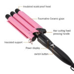 Triple Curling Iron - 3 Barrel Hair Curler for Big Waves - Hair Waver Styling Tools - Hair Curling Wand for Hair - Image 2
