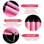 Triple Curling Iron - 3 Barrel Hair Curler for Big Waves - Hair Waver Styling Tools - Hair Curling Wand for Hair - Image 3