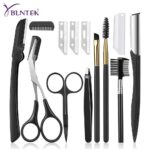 5/8PCS Eyebrow Trimmer Eyebrow Razor Kit Eyebrow Scissors Eyebrow Comb Razor for Face Tweezers Eyelash Eyelash Brush