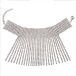 1PC Full Rhinestone Tassel Adjustable Ankles Foot Chain Jewelry for Women Crystal Anklets Cheville Bracelet Leg Gifts - Image 3