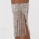 1PC Full Rhinestone Tassel Adjustable Ankles Foot Chain Jewelry for Women Crystal Anklets Cheville Bracelet Leg Gifts - Image 6