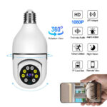 5MP E27 Bulb IP WiFi Camera Indoor Video Surveillance Camera Security protection baby Monitor Full Color Night Vision Cam mini - Image 6