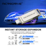 TYPE-C Flash Drive pendrive For iPhone /Plus/X/ipad Usb/Otg 2 in 1 Pen Drive For all iOS External Storage Devices/ cell phone - Image 5