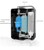 CAWOLO 11 Platinum Plates Alkaline Water Ionizer Machine  - Alkaline + Acid Water Ionizer for Home PH 4.5~10.5 - Image 6