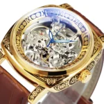 FORSIGNING Royal Engraved Watch for Men - Automatic Mechanical Wrist Watches - Image 2