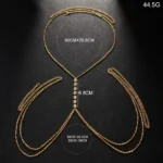 Simple Rhinestone Body Chain - Image 4