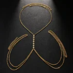 Simple Rhinestone Body Chain - Image 2